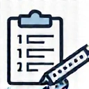 Icône d'un document ou d'un plan avec un crayon, symbolisant des plans personnalisés