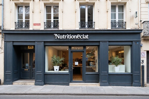 Vue extérieure du bâtiment NutritionÉclat à Paris