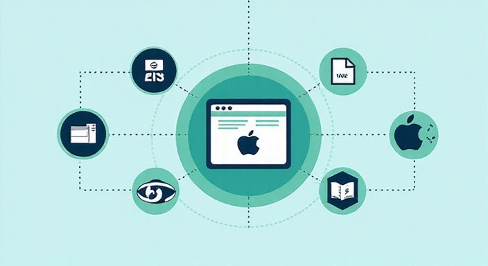 Illustration de connexions entre un site web et des services tiers via des cookies